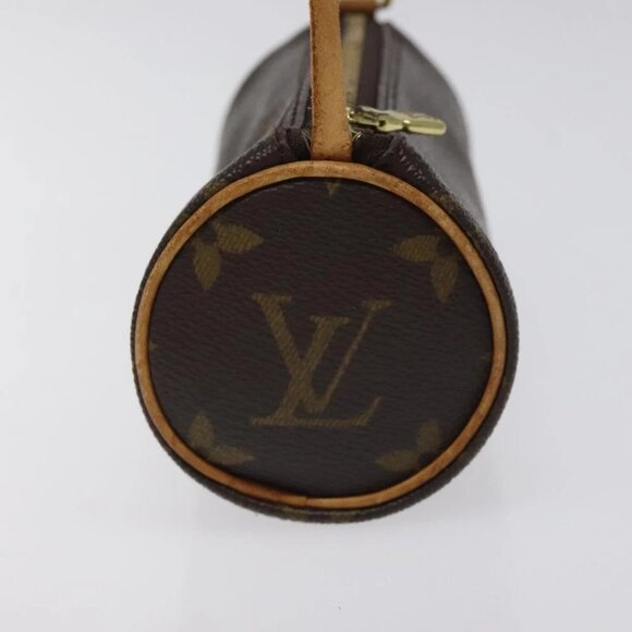 LOUIS VUITTON Monogram Papillon Pouch LV Auth 126576 - Picture 5 of 14